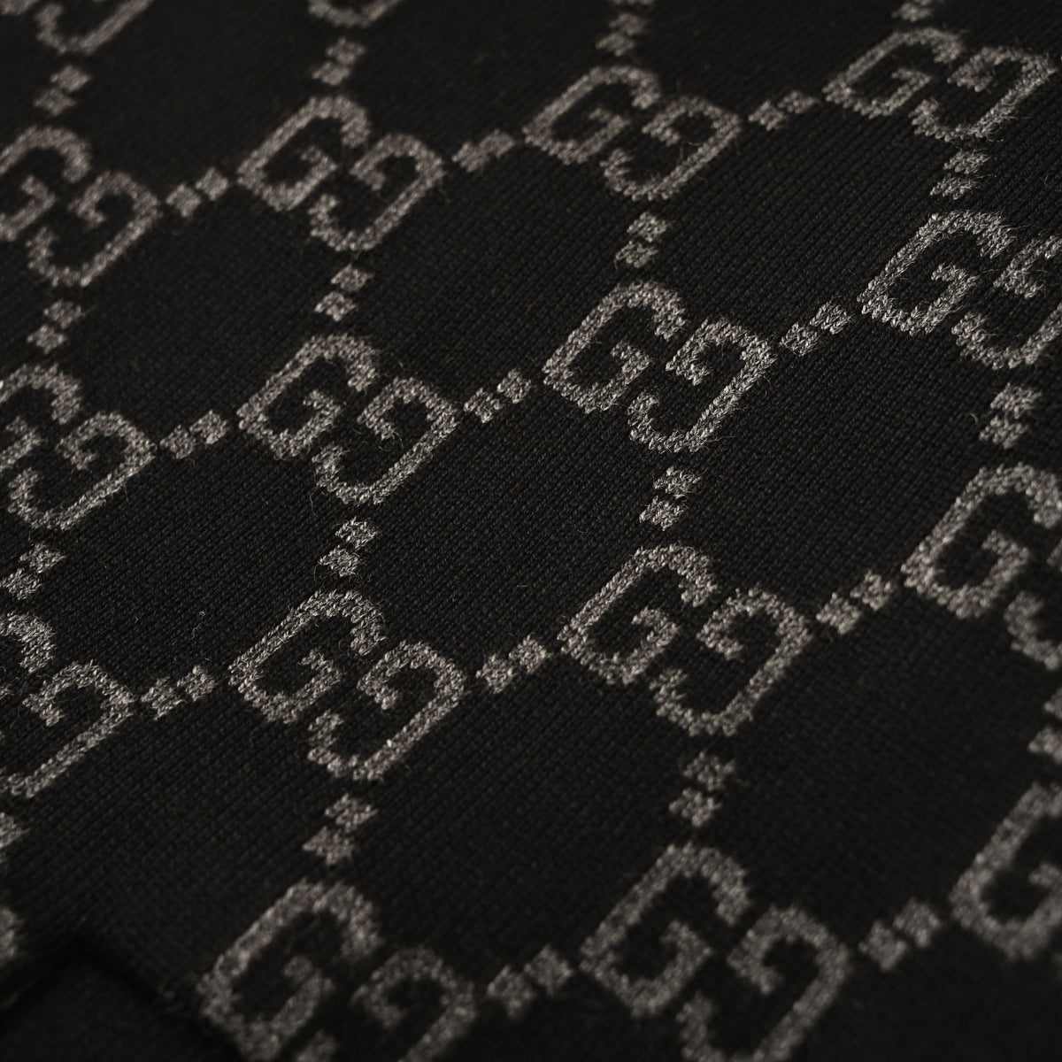 Gucci GG Monogram Jacquard Knit Bomber Jacket