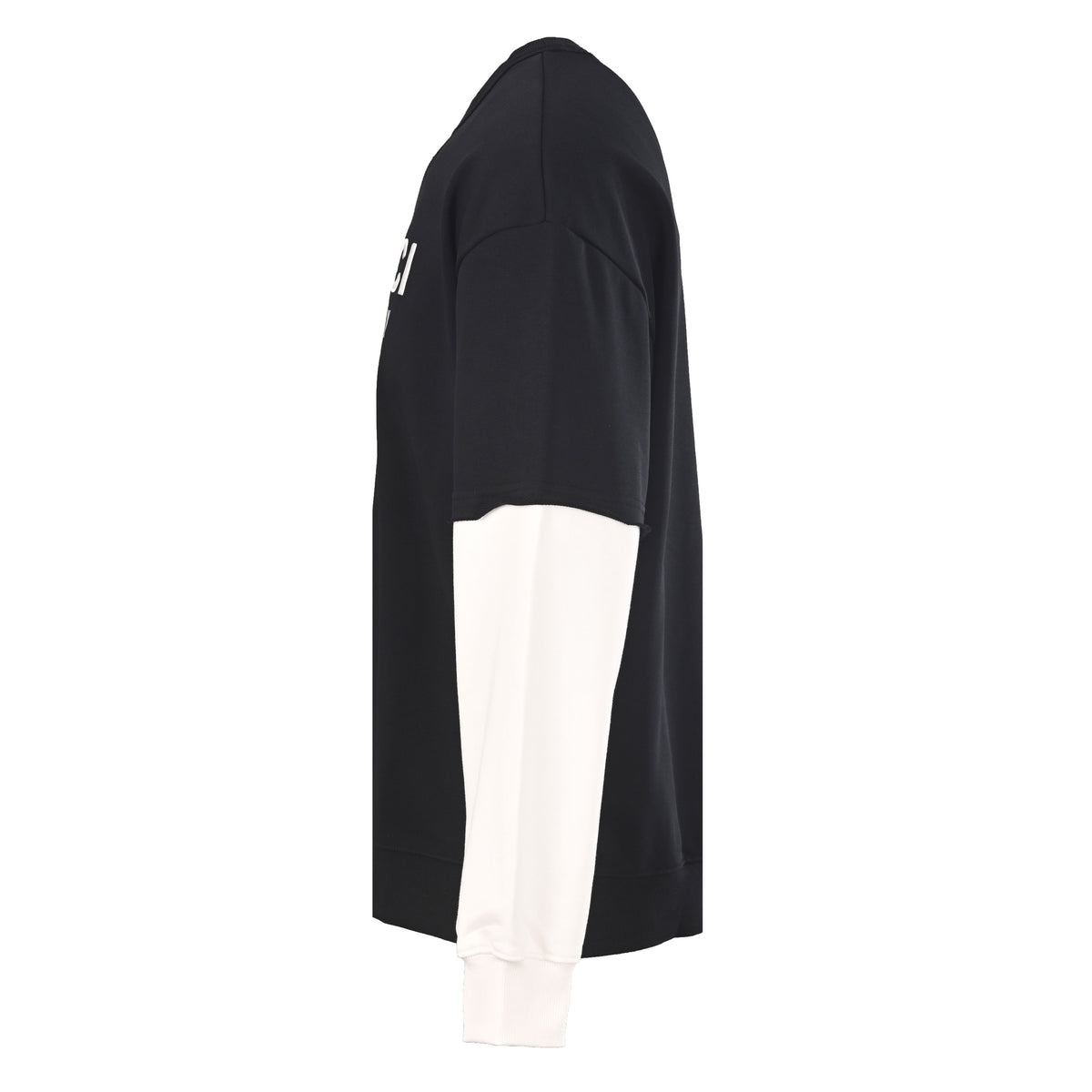 Gucci Embroidered Layered-Look Cotton Sweatshirt
