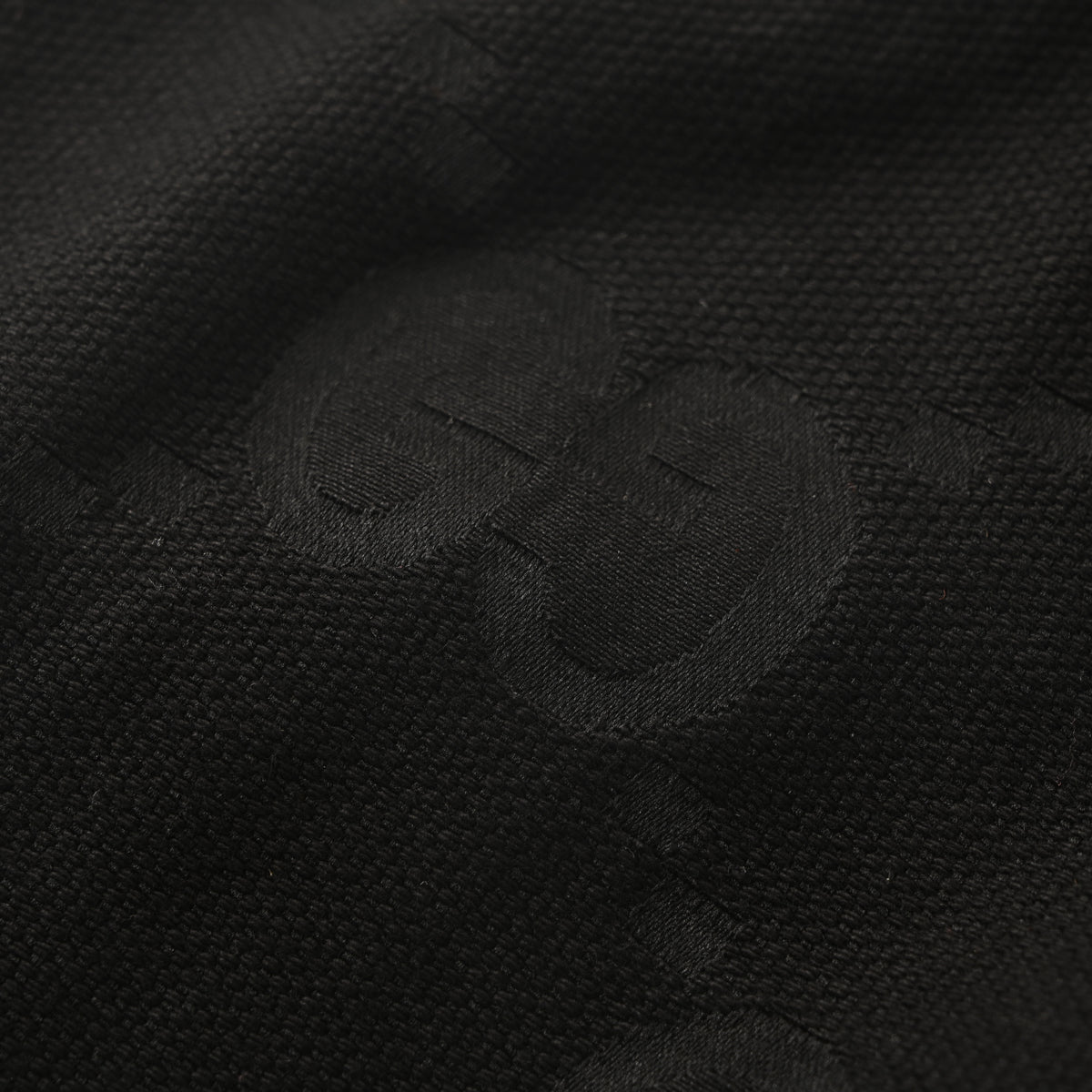 Gucci Black Jumbo GG Jacquard Drawstring Shorts