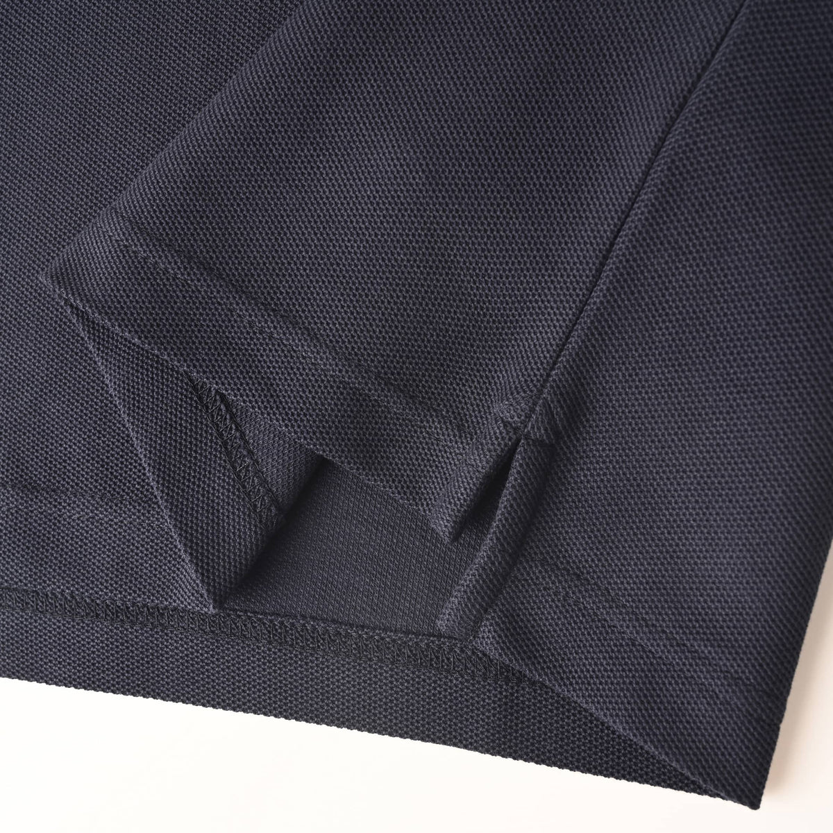 Gucci Navy Tonal GG Embroidered Oversized Cotton Piqué Polo Shirt
