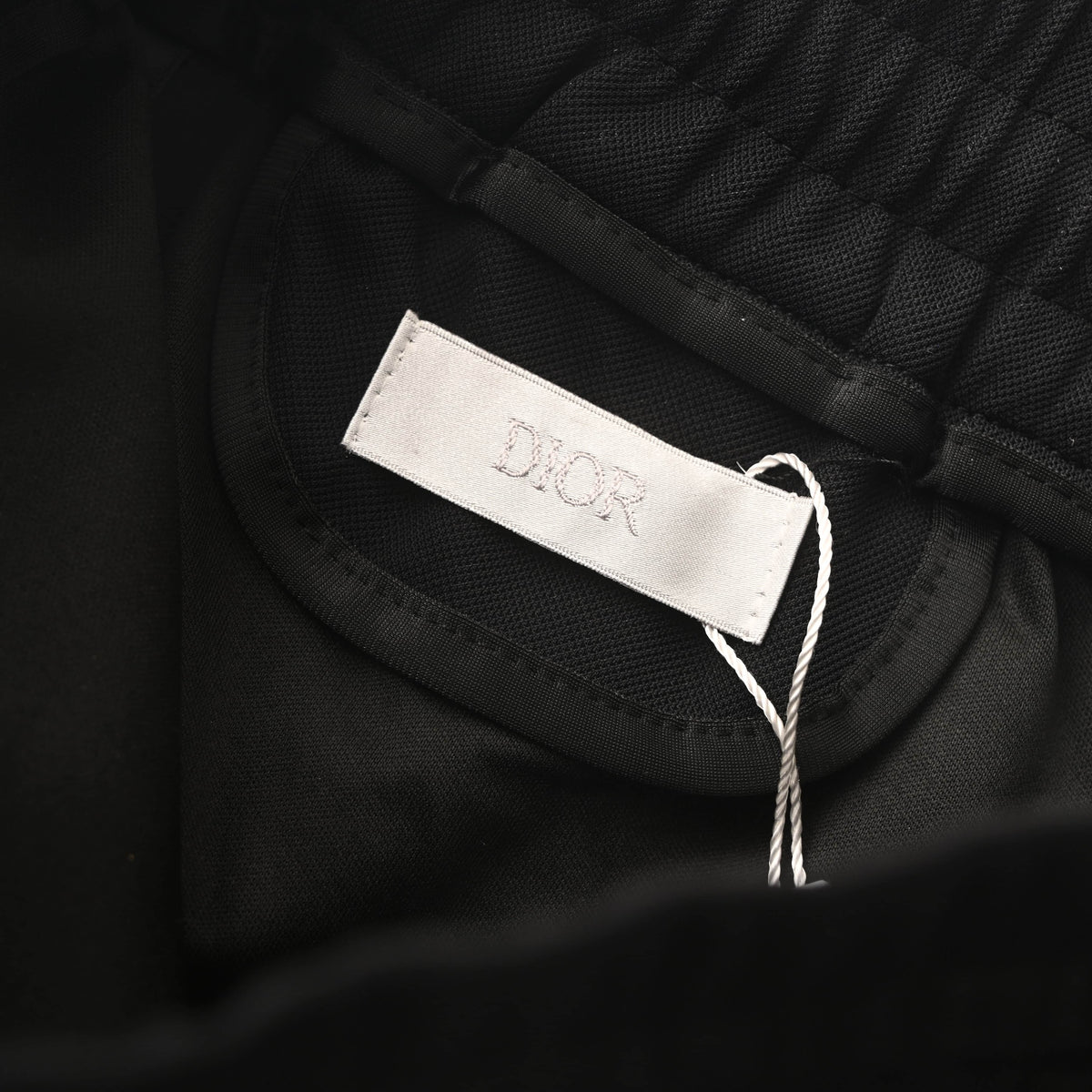Christian Dior Monogram Cuffed Jogger Pants with Square Label, Letter Embroidery and Side Pockets