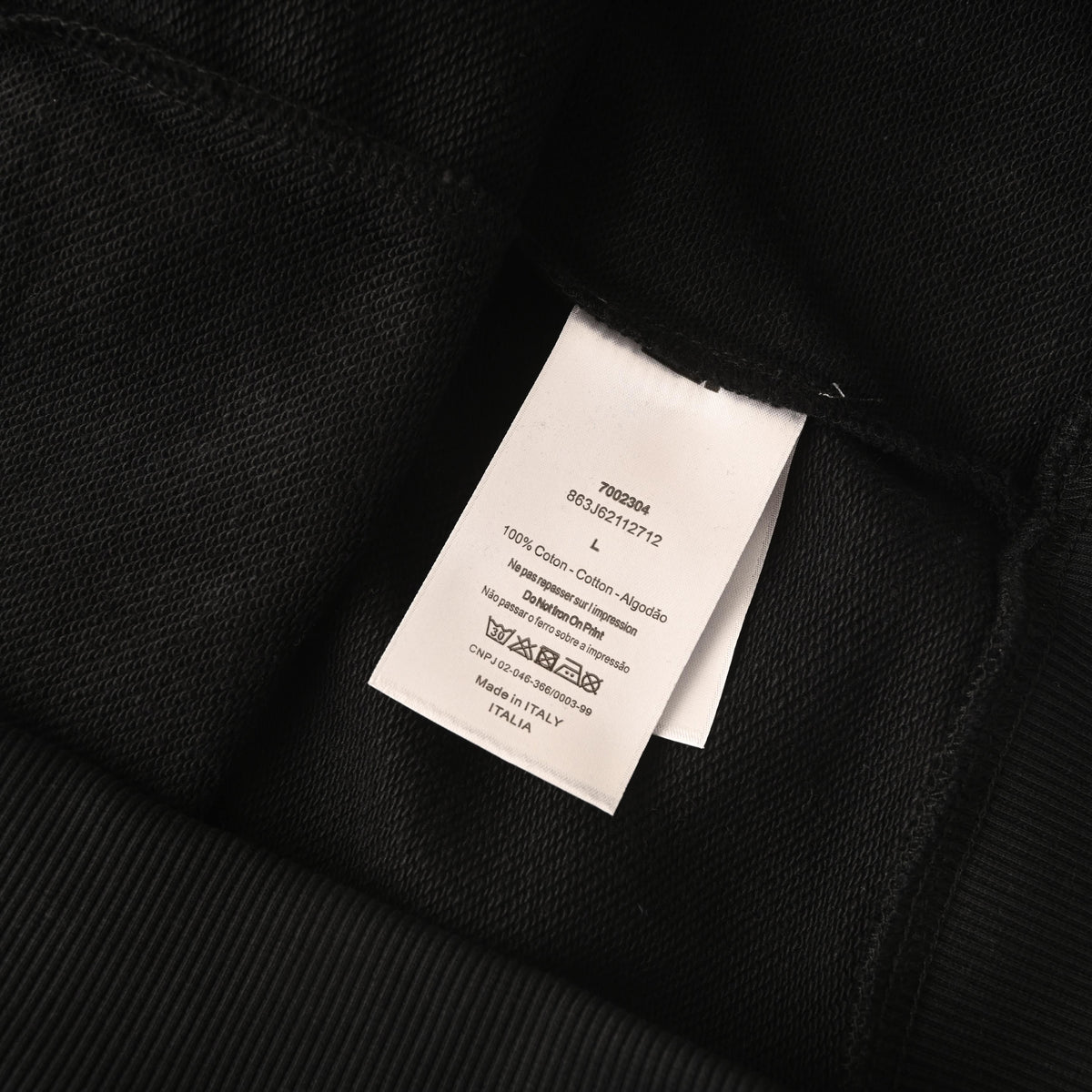 Christian Dior Lettering Embroidered Crewneck Sweatshirt, Casual Pullover for Layered Streetwear Looks