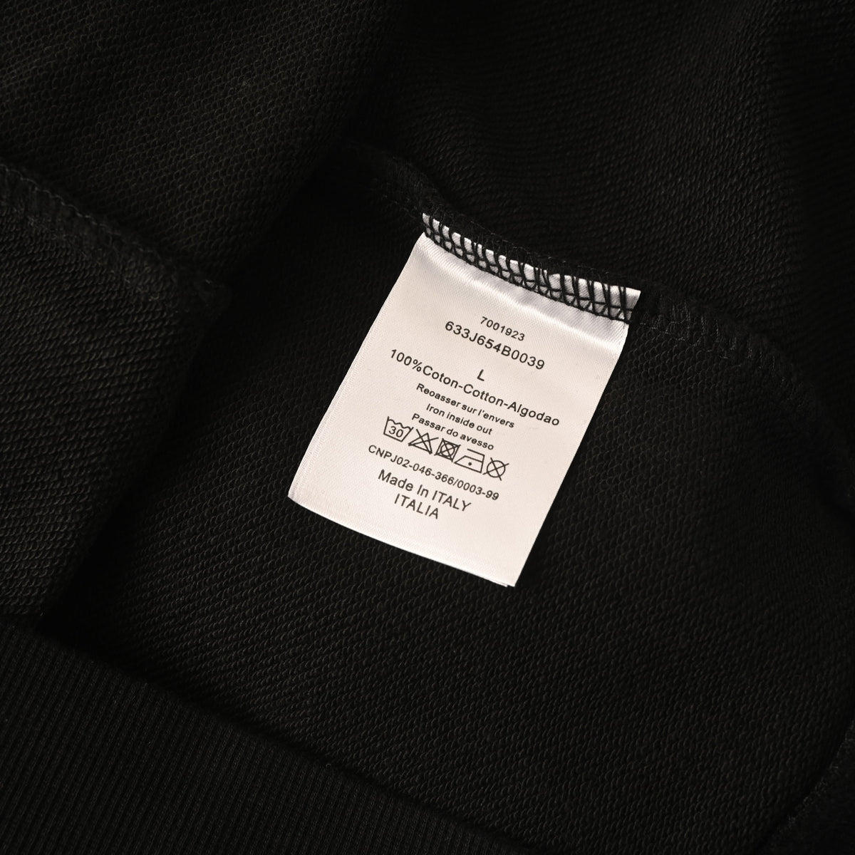 Christian Dior Clover Motif Crewneck Sweatshirt with Four-Leaf Embroidery and Pullover Design
