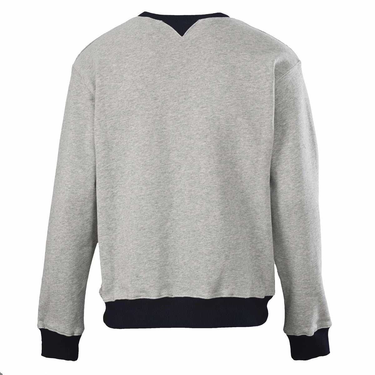 Christian Dior Contrast Pocket Crewneck Sweatshirt, Mixed-Pattern Embroidery Casual Streetwear Top
