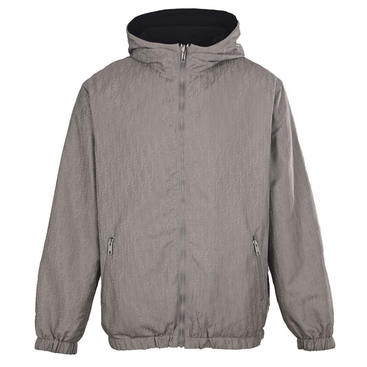 Christian Dior Reversible Jacquard Hooded Jacket for Casual Streetwear Layering