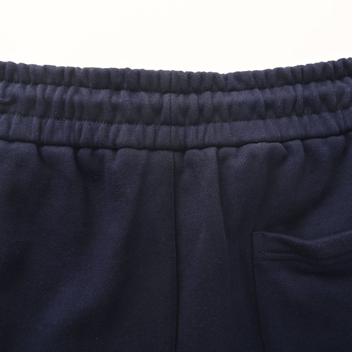 Gucci Navy Tonal Logo Patch Drawstring Shorts