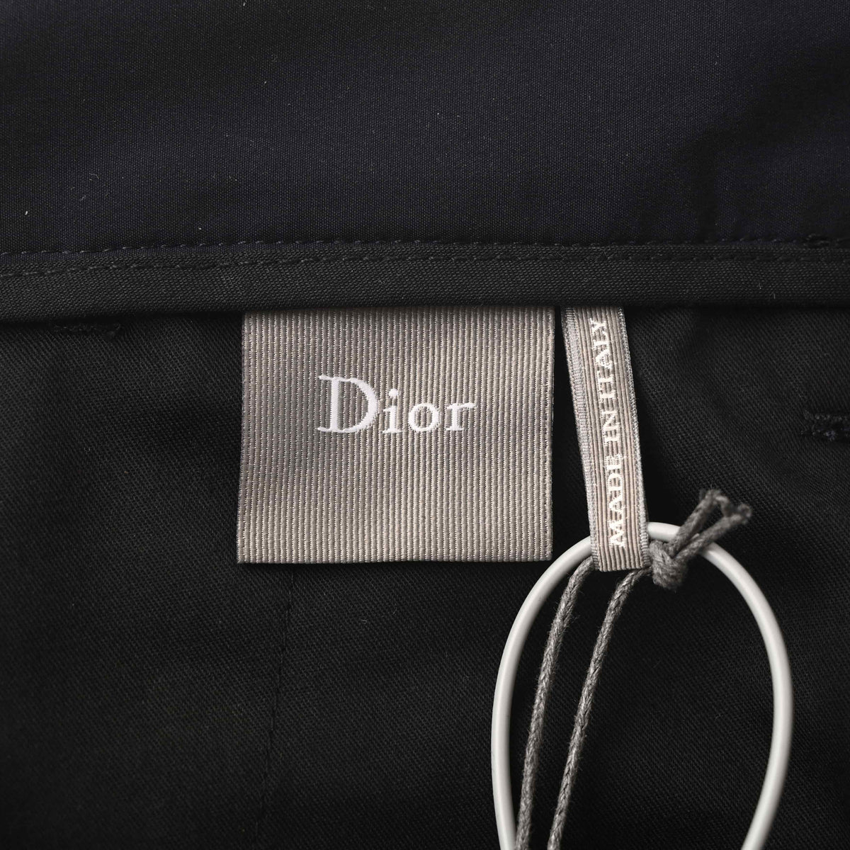 Christian Dior CD Letter Embroidered Utility Pants with Button Details for Workwear-Inspired Streetwear
