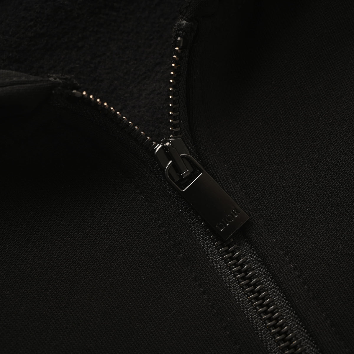 Christian Dior Tonal Jacquard Zip-Up Jacket, Subtle Pattern Outerwear for Smart Casual Layering