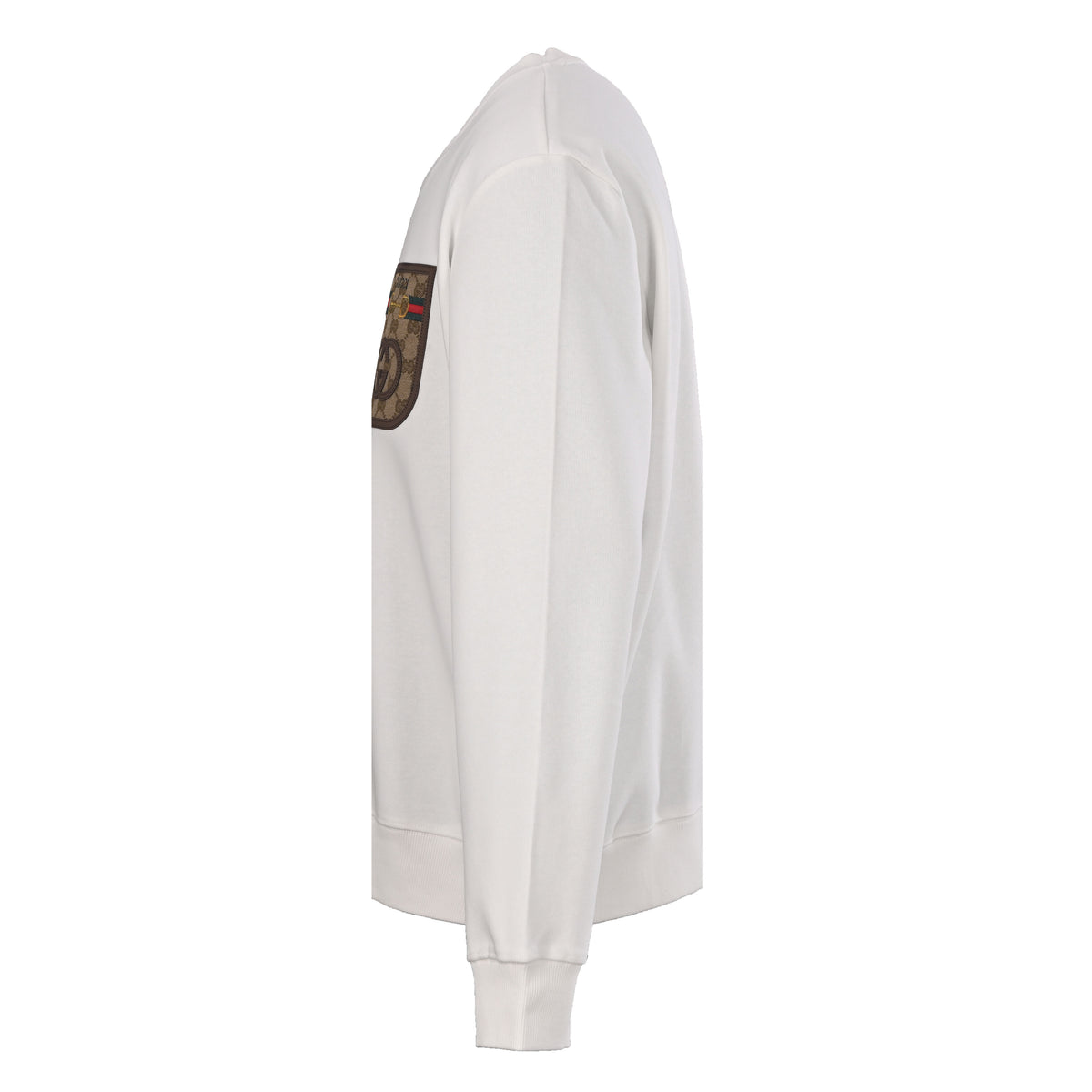 Gucci Monogram Shield Patch Crewneck Sweatshirt