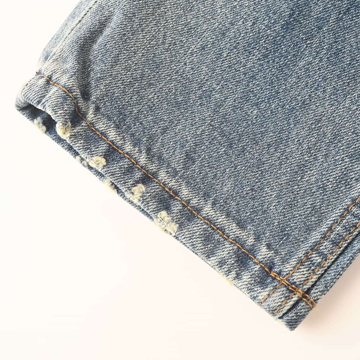 Gucci 1921 Distressed Washed Denim Jeans