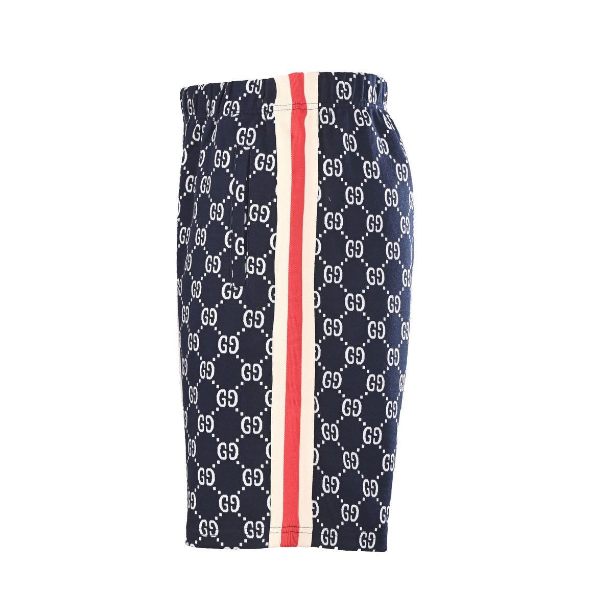 Gucci GG Jacquard Side Stripe Relaxed-Fit Shorts