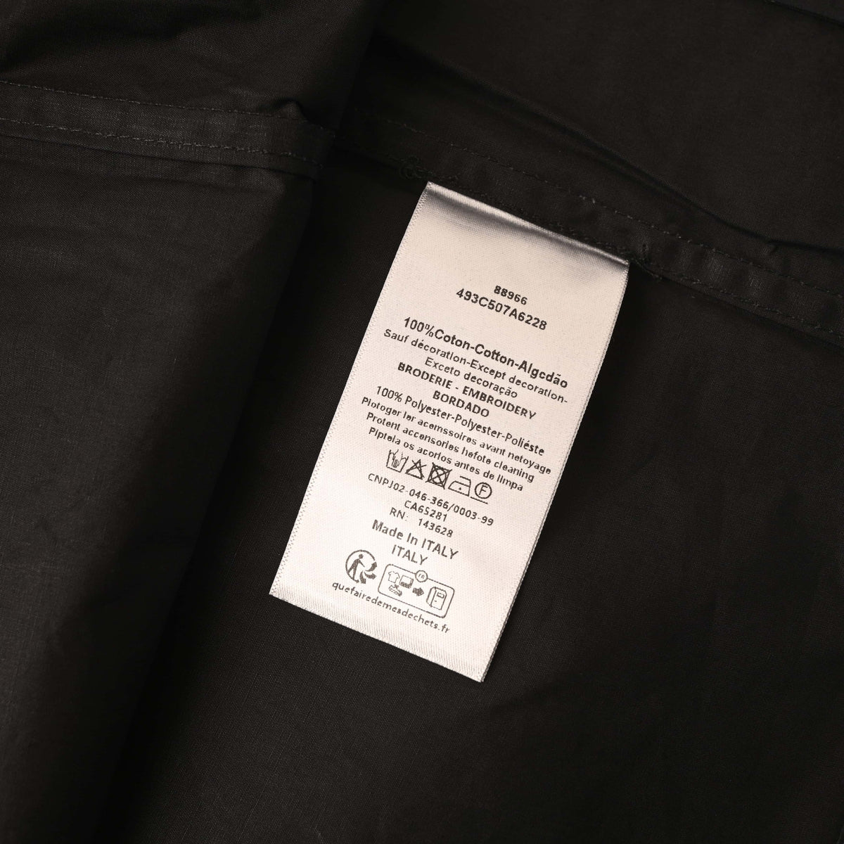 Christian Dior Four-Pocket Utility Jacket with Back-Tie Waist Belt, Safari-Inspired Outerwear