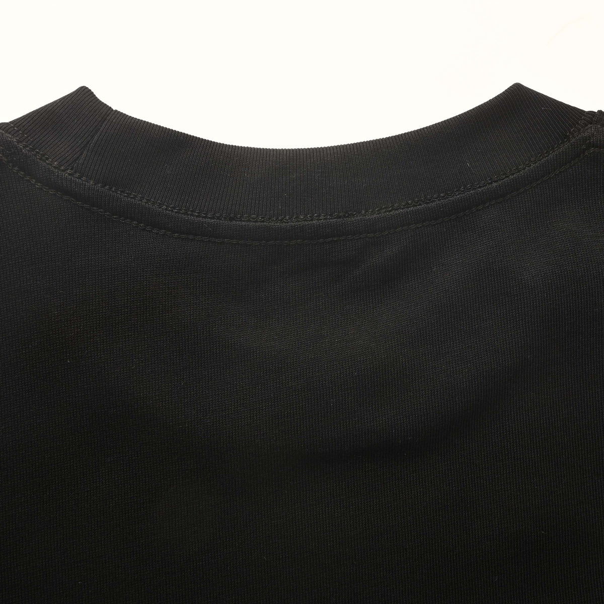 Christian Dior Four-Leaf Clover Embroidered Lettering Long Sleeve T-Shirt, Casual Motif Detail Tee