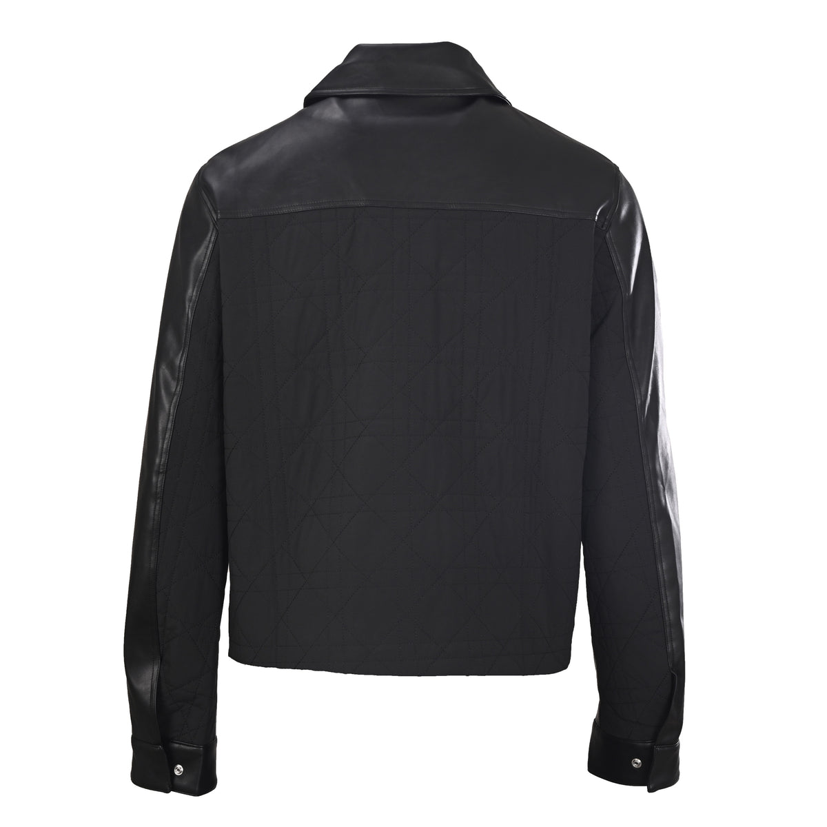 Christian Dior CD Diamond-Pattern Leather Jacket | Statement Outerwear for Streetwear Styling
