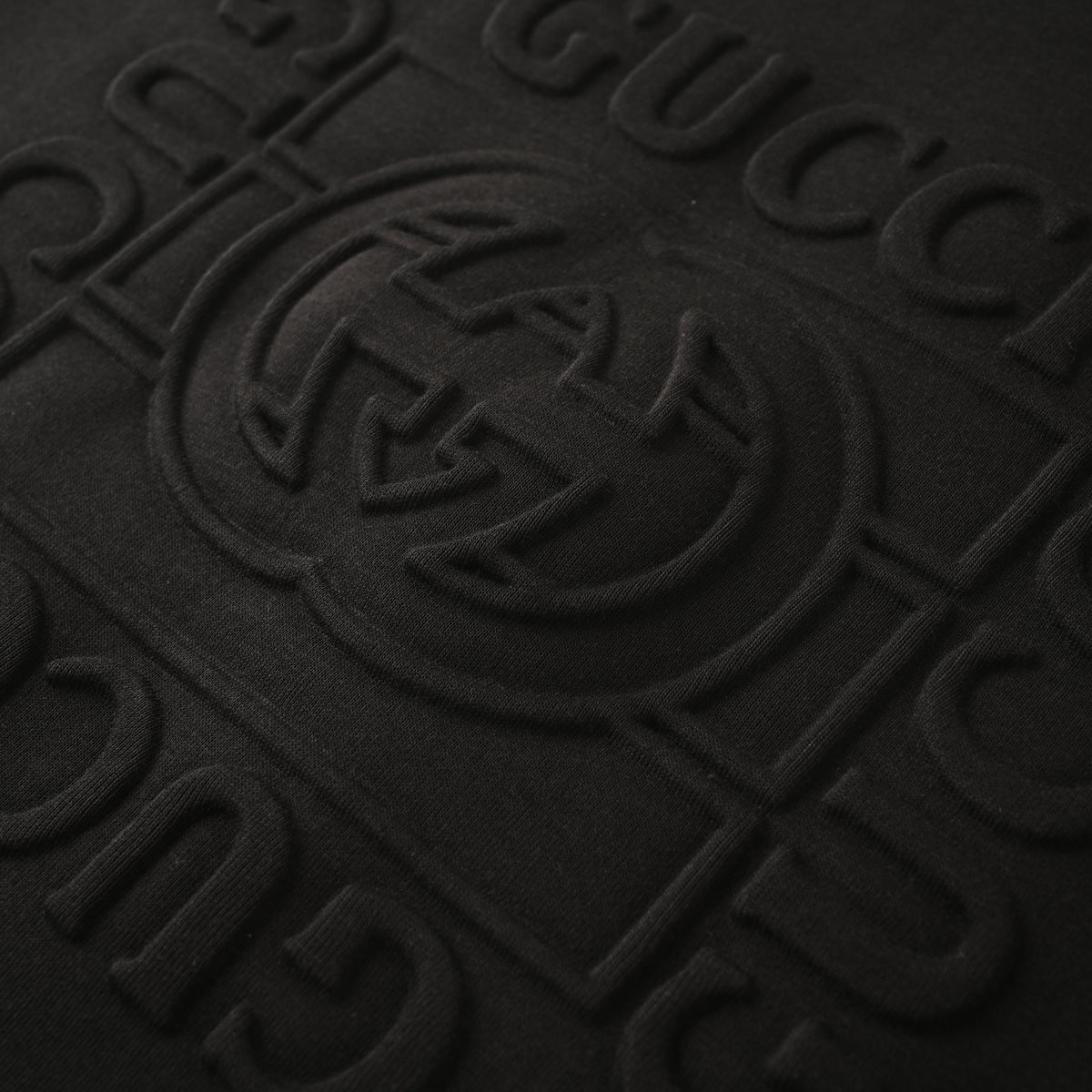 Gucci Embossed Interlocking G Cotton Crewneck Sweatshirt