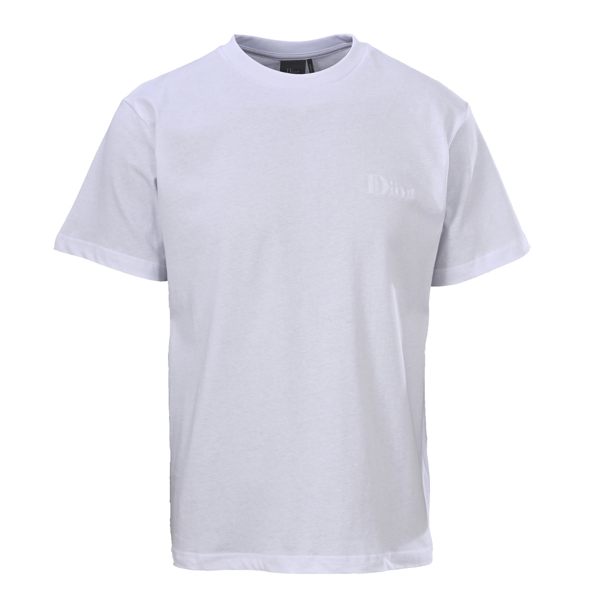 Christian Dior Short-Sleeve Jersey T-Shirt with Embroidered Detailing for Everyday Casual Styling