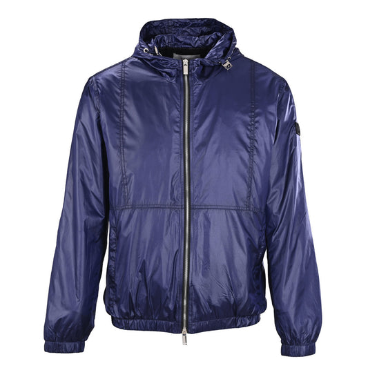Christian Dior Silk Jacquard Hooded Jacket with Sleeve Label Detail for Elevated Casual Layering