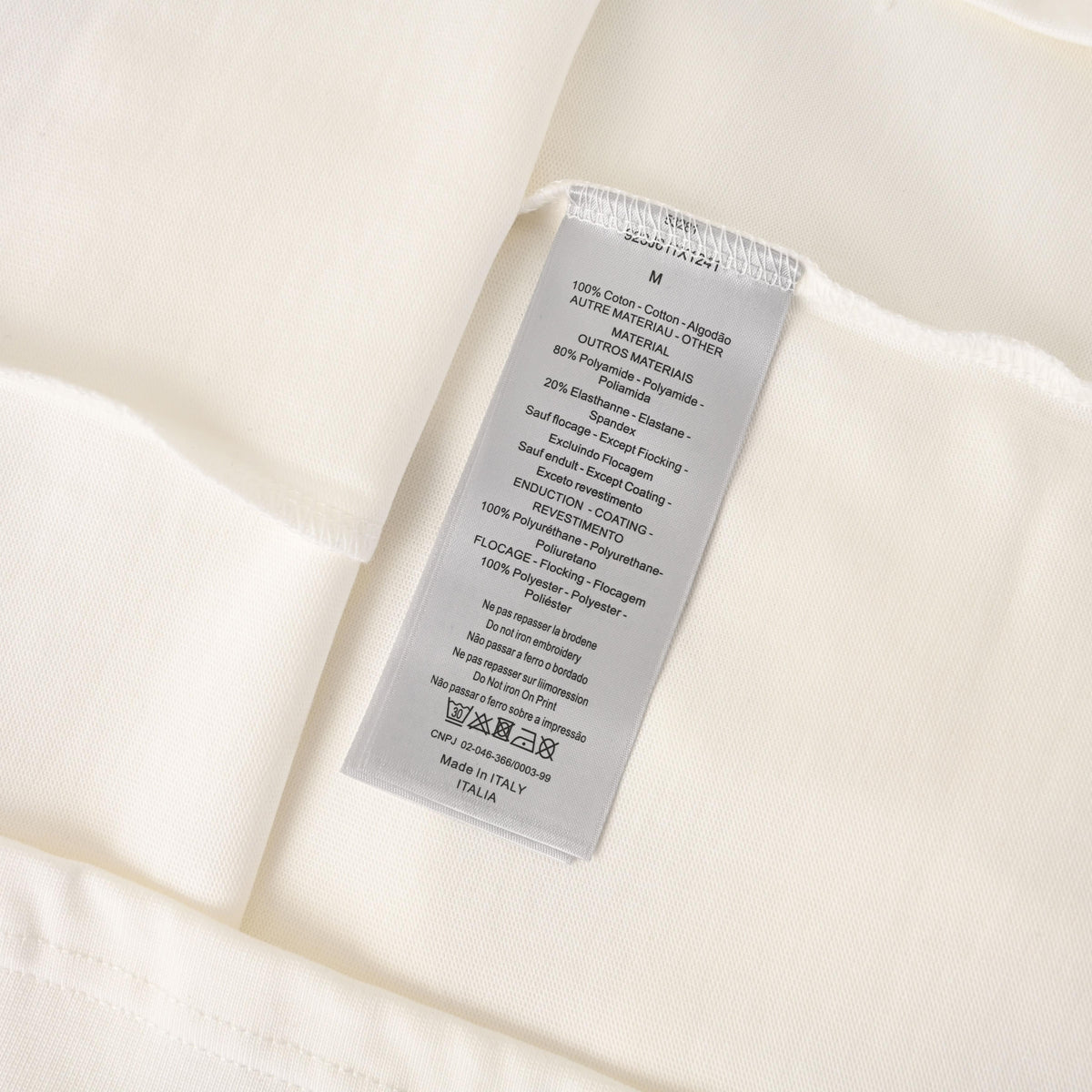 Christian Dior Lettering Pocket Long Sleeve Tee with Cannage Embroidery, Casual Layering T-Shirt