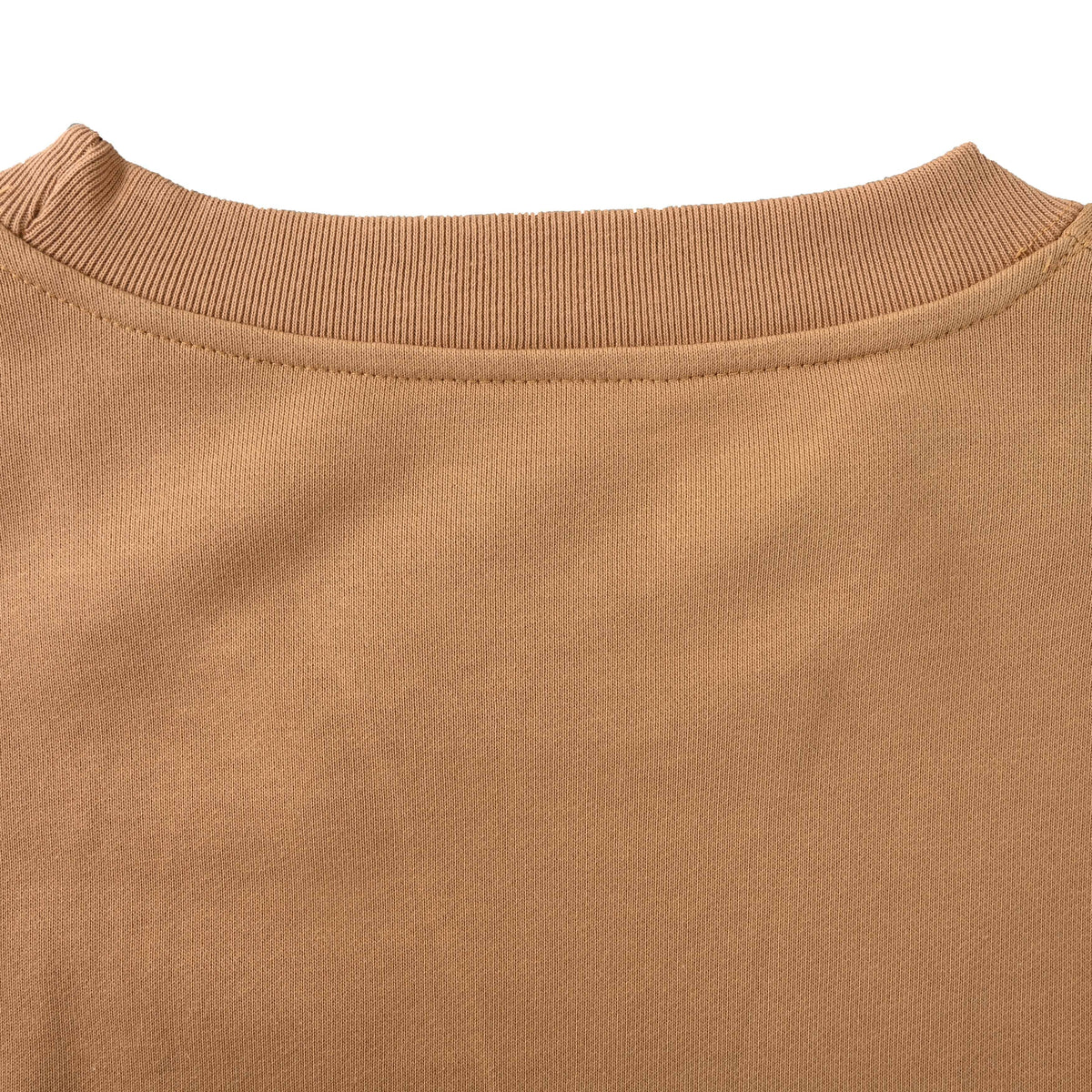 Gucci Camel Tape Me Sequin Belt Graphic Cotton Crewneck Sweatshirt