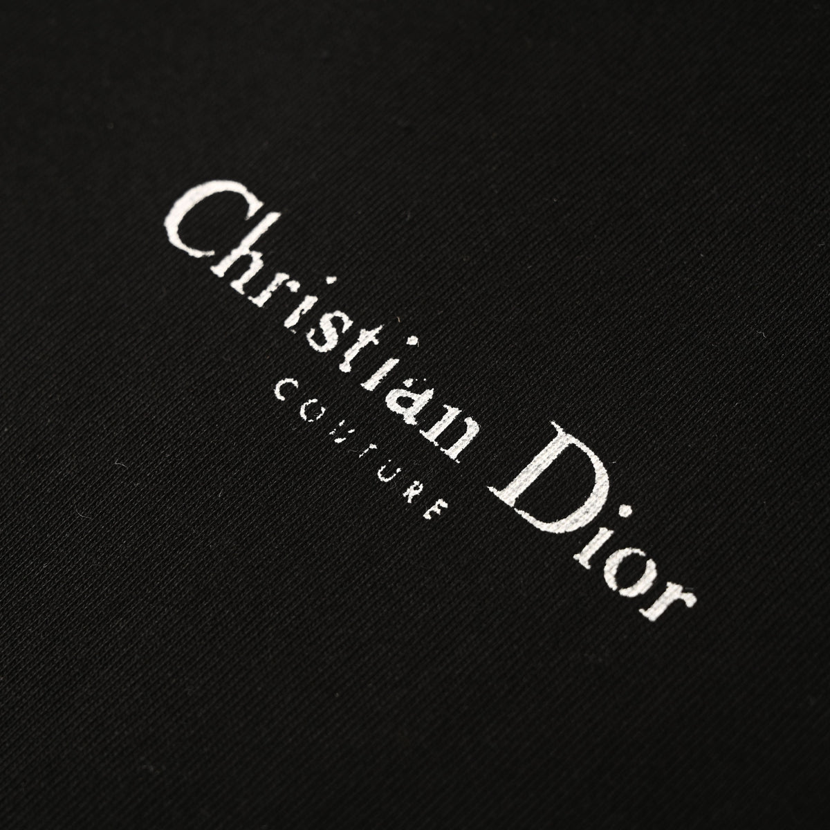 Christian Dior Front and Back Lettering Print Long Sleeve T-Shirt, Graphic Tee for Casual Streetwear
