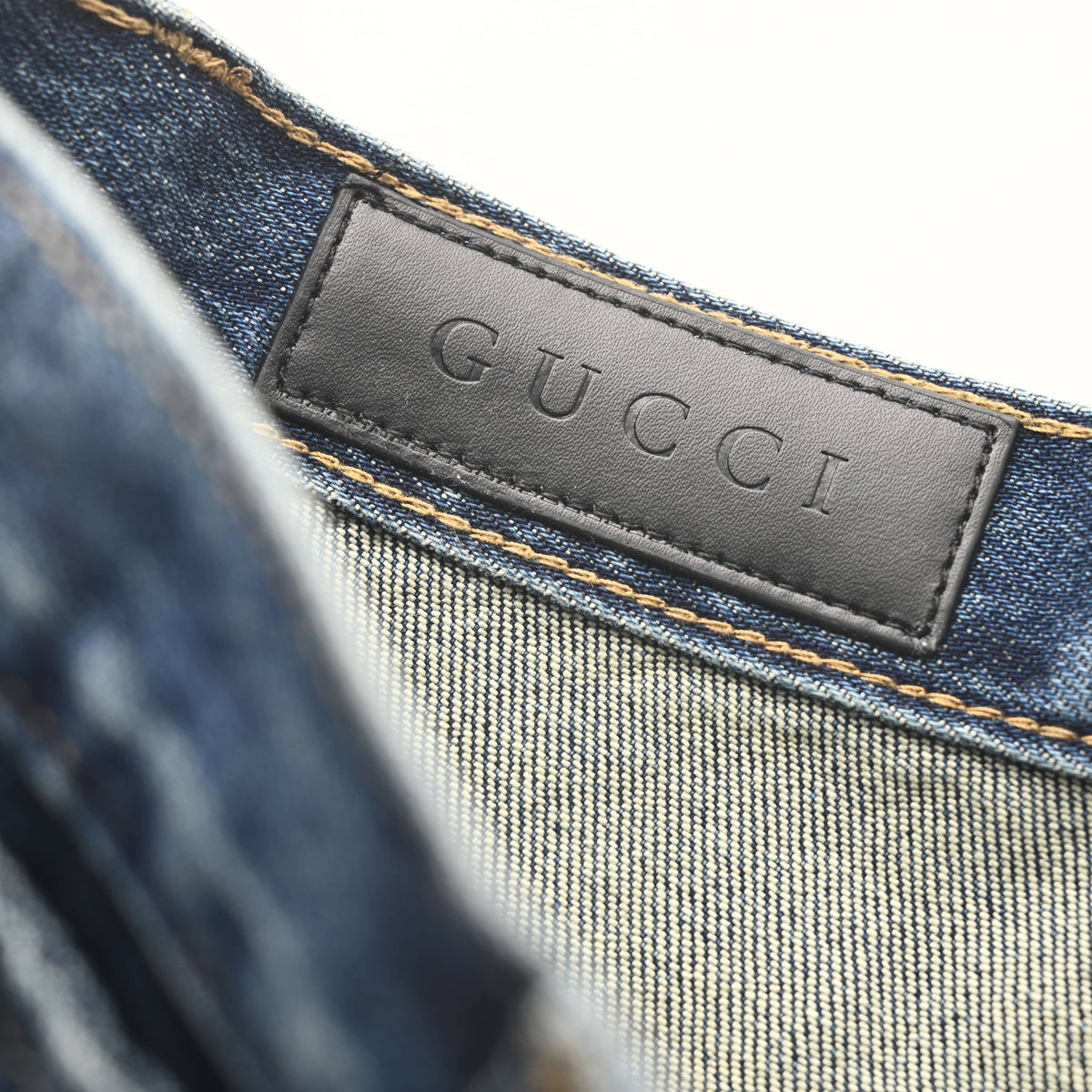 Gucci Side Stripe Slim-Fit Stretch Denim Jeans