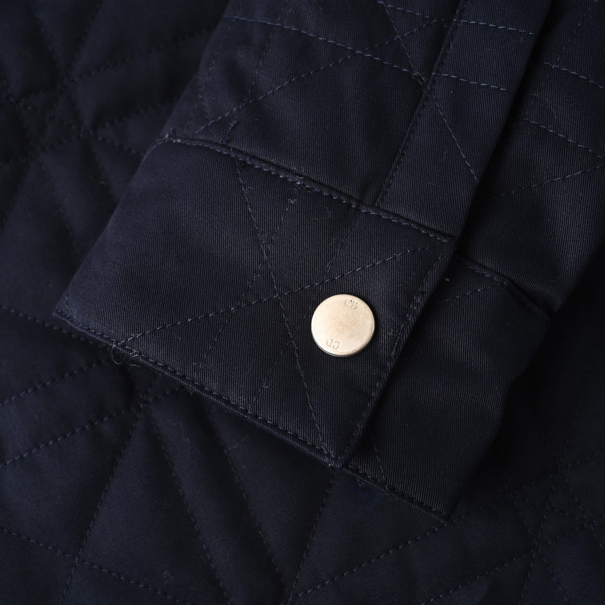 Christian Dior CD Cannage Padded Jacket with Leather-Trim Pockets | Cold-Weather Statement Outerwear