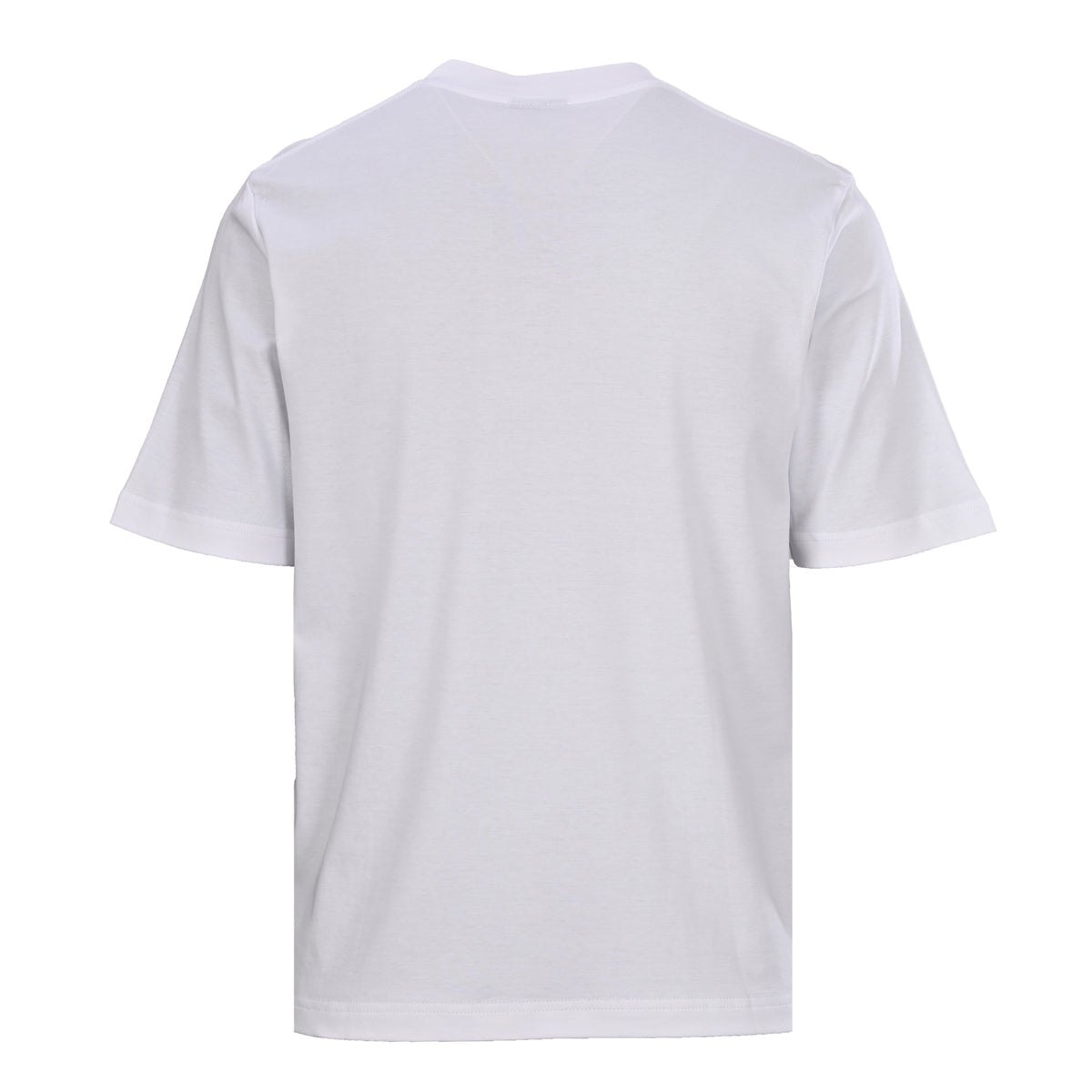 Gucci White Tonal Crest Embroidered Crewneck T-Shirt