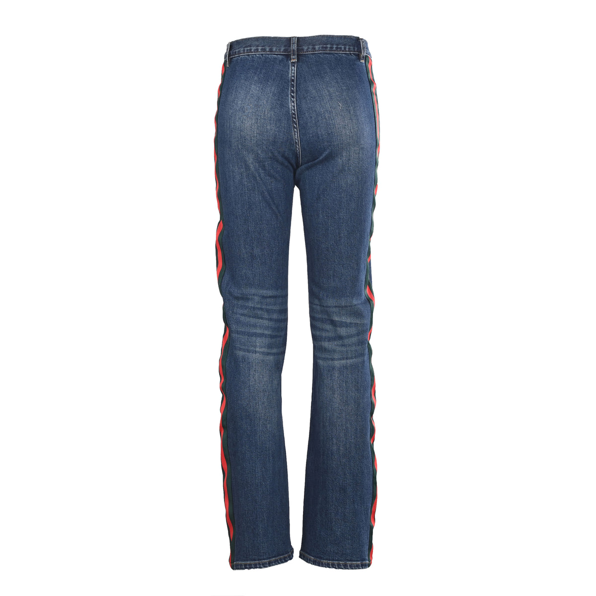 Gucci Side Stripe Slim-Fit Stretch Denim Jeans
