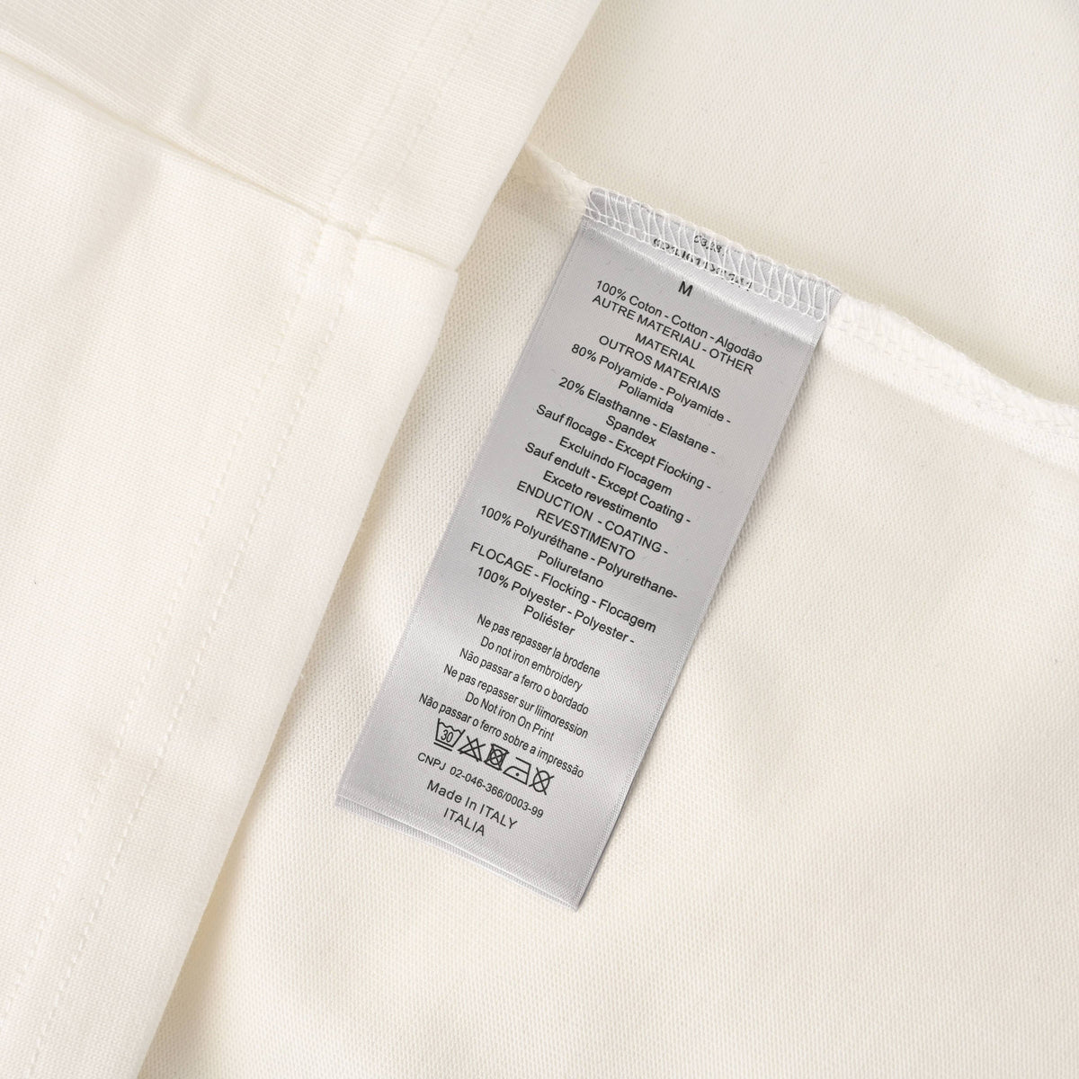Christian Dior Lettering Long Sleeve T-Shirt with Four-Leaf Clover Embroidery, Casual Statement Tee