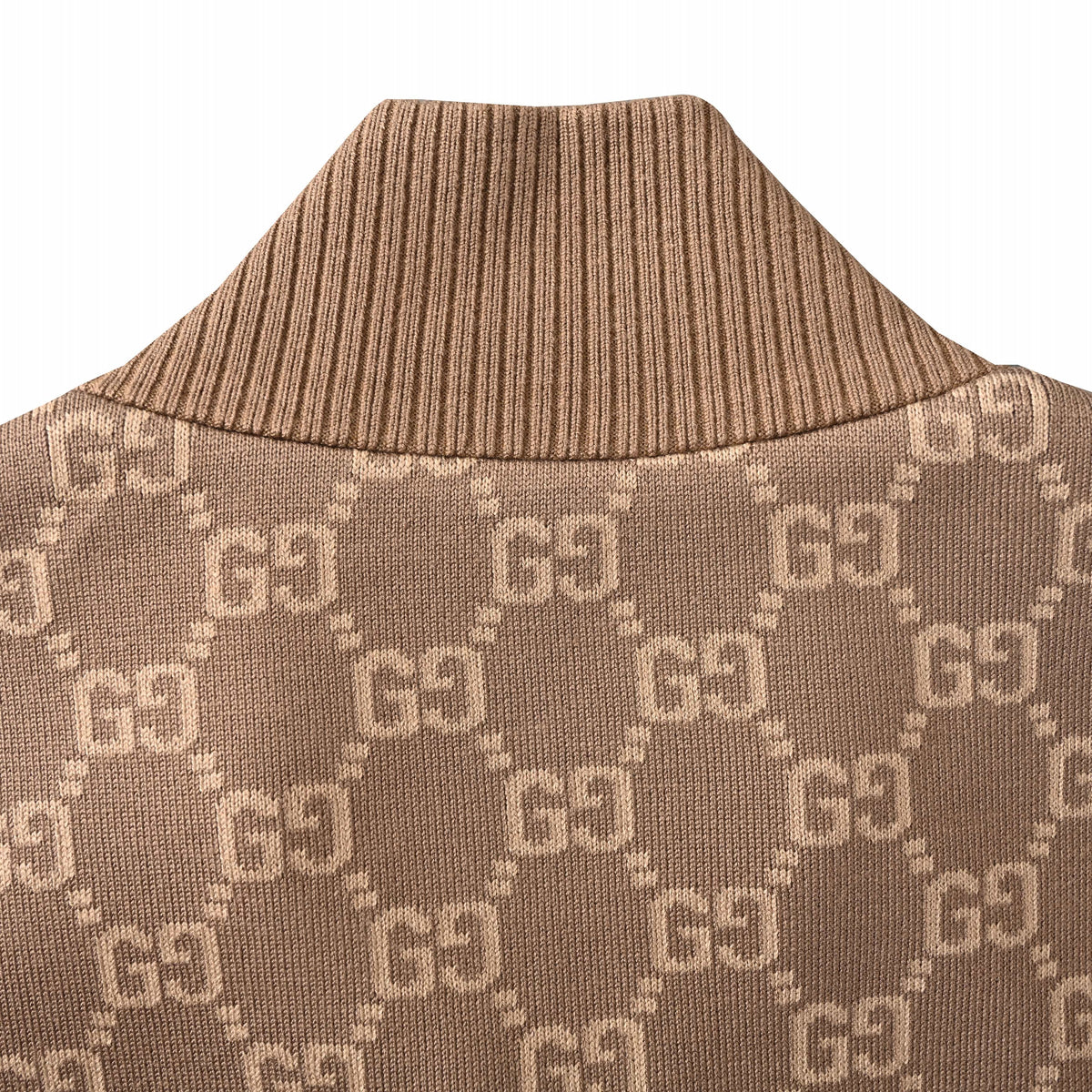 Gucci Unisex GG Jacquard Knit Bomber Jacket