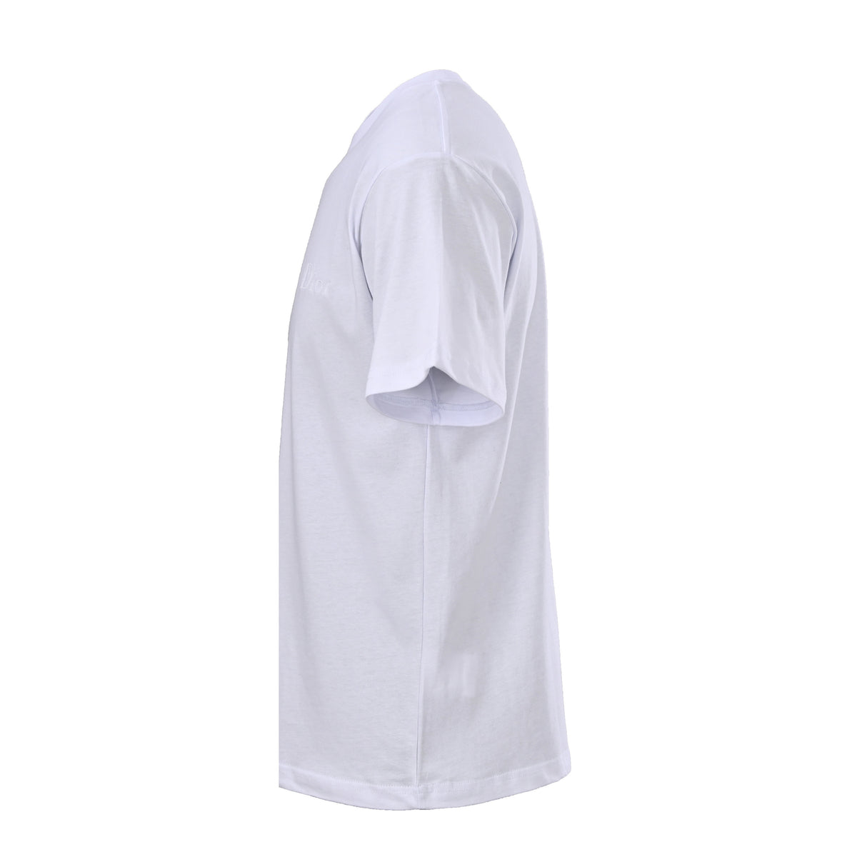 Christian Dior Short-Sleeve Jersey T-Shirt with Embroidered Detailing for Everyday Casual Styling