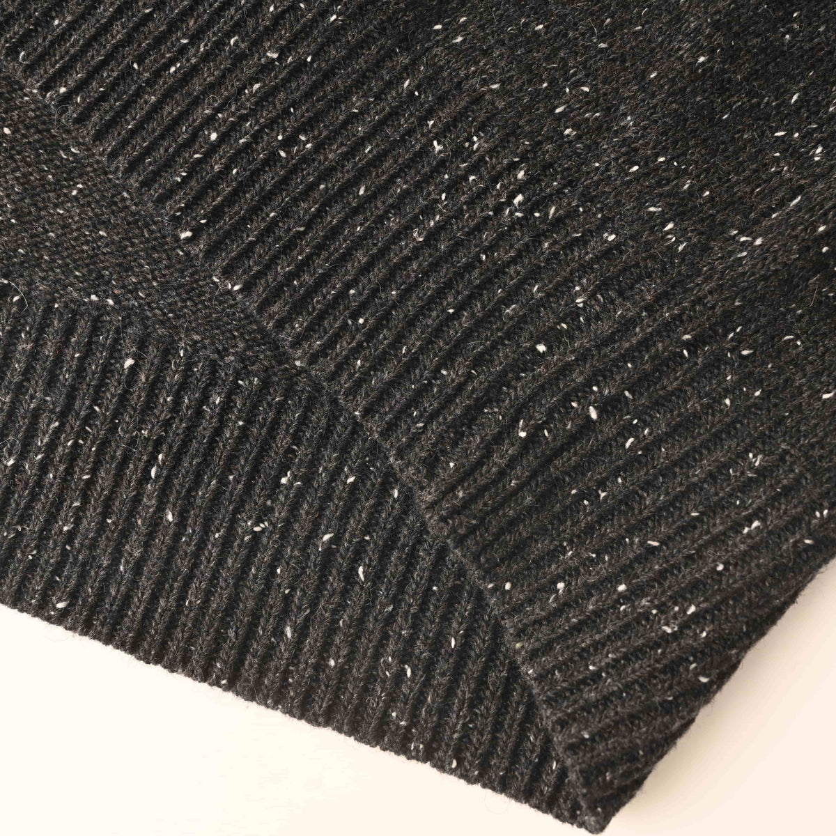 Christian Dior Embroidered Lettering Crew Neck Sweater with Mottled Knit Effect