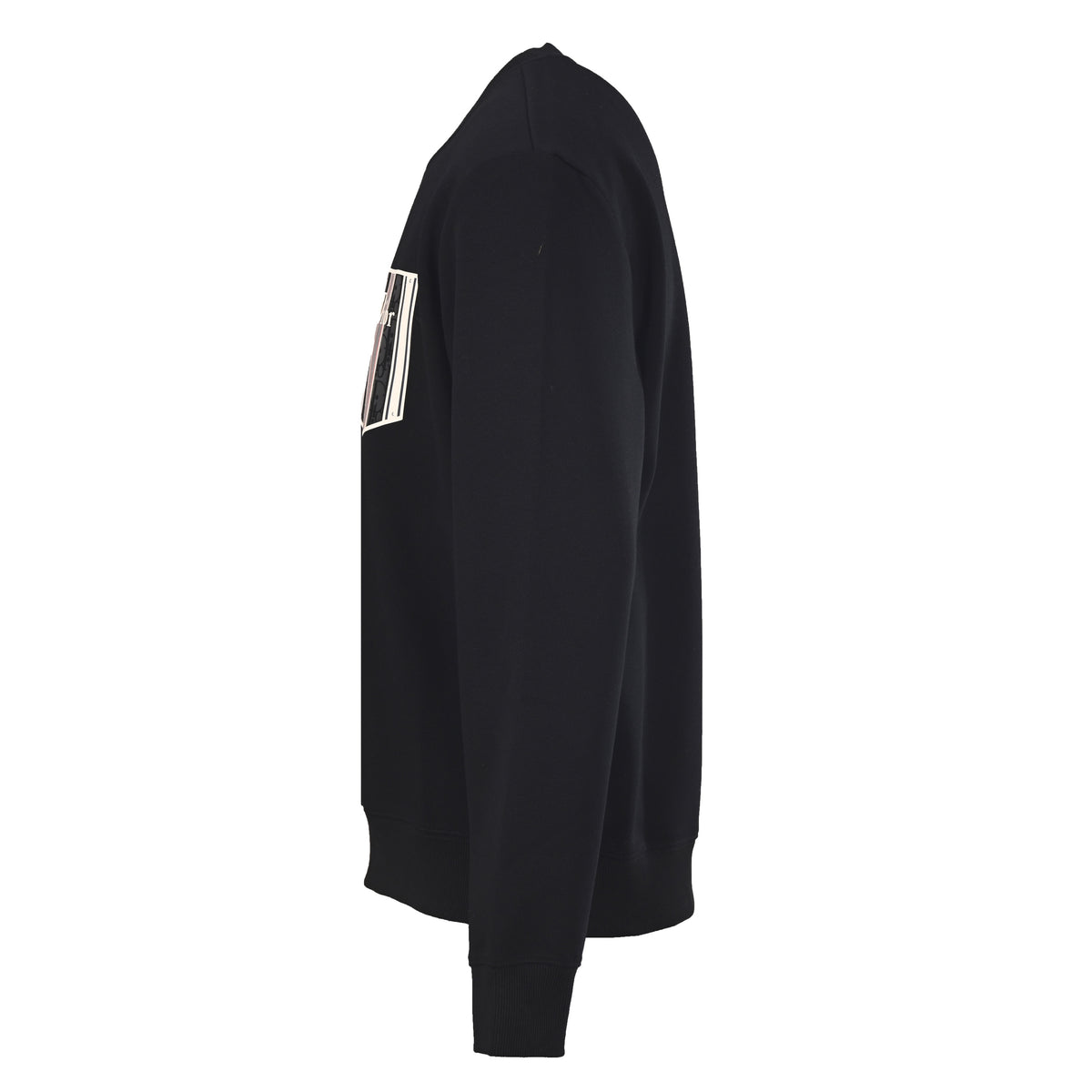 Christian Dior Faux-Pocket Crew Neck Sweatshirt with Monogram and Stripe Detailing