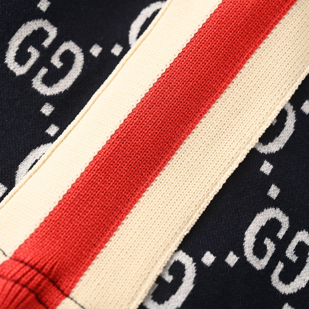 Gucci GG Jacquard Side Stripe Relaxed-Fit Shorts