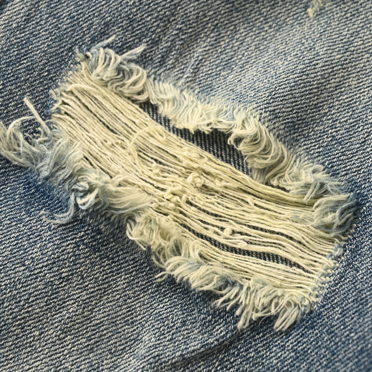 Gucci 1921 Distressed Washed Denim Jeans