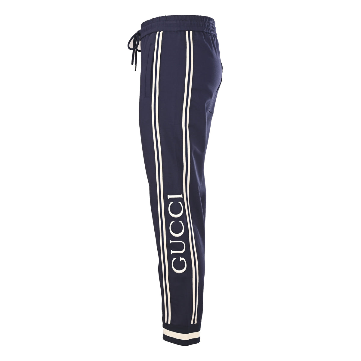 Gucci Unisex Lightweight Trousers with Webbing Detail