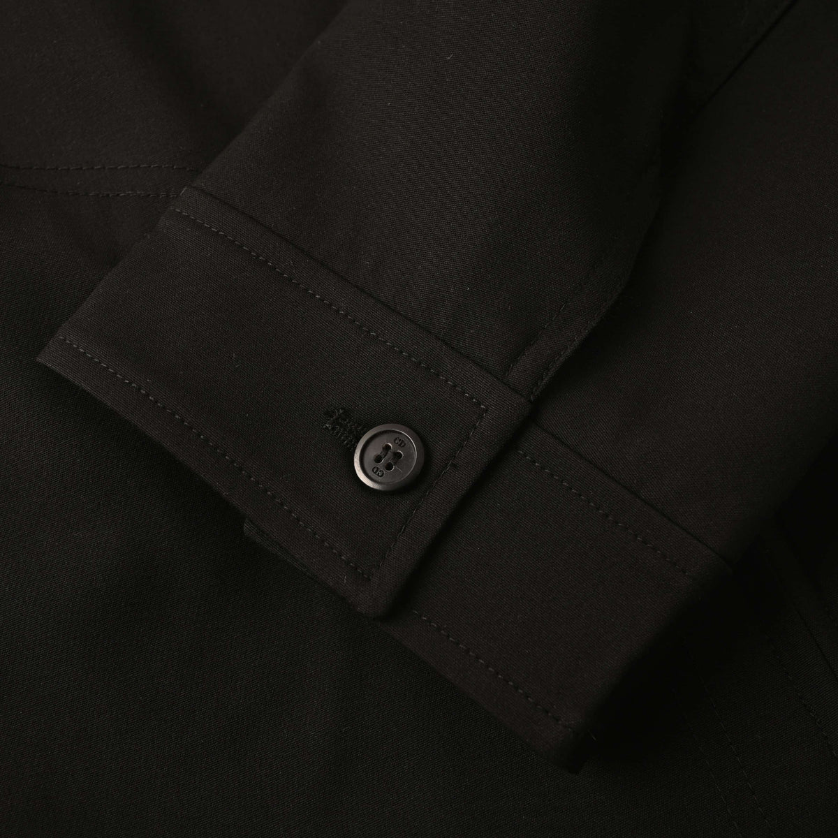 Christian Dior Collared Zip-Up Jacket with Buckle Hem Detail, Casual Layering Outerwear