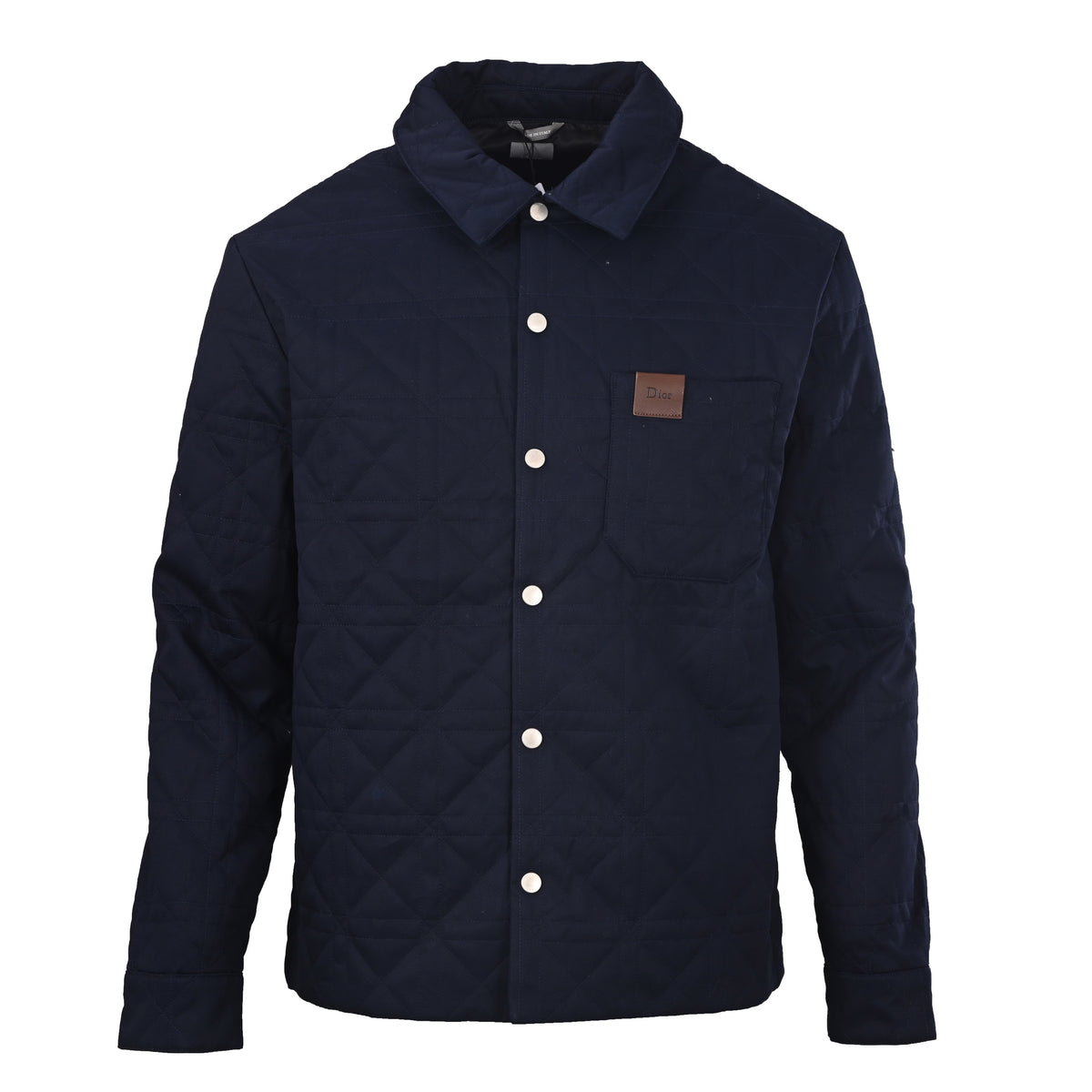 Christian Dior CD Cannage Padded Jacket with Leather-Trim Pockets | Cold-Weather Statement Outerwear