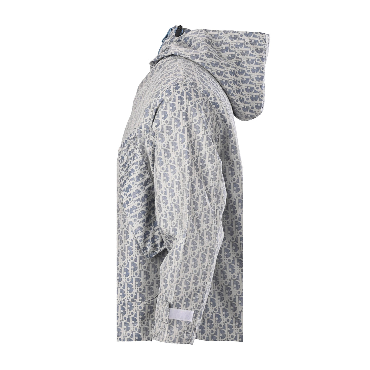 Christian Dior Bee Motif All-Over Logo Zip-Up Jacket, Patterned Outerwear for Casual Streetwear