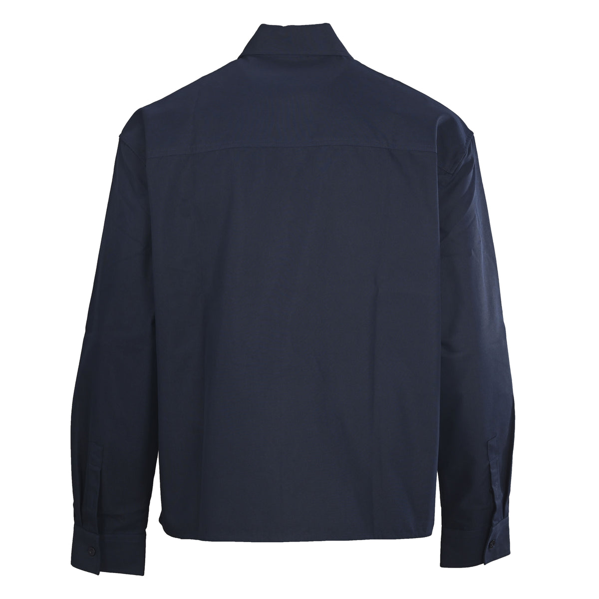 Gucci Navy Firenze 1921 Logo Print Chest Pocket Long-Sleeve Shirt
