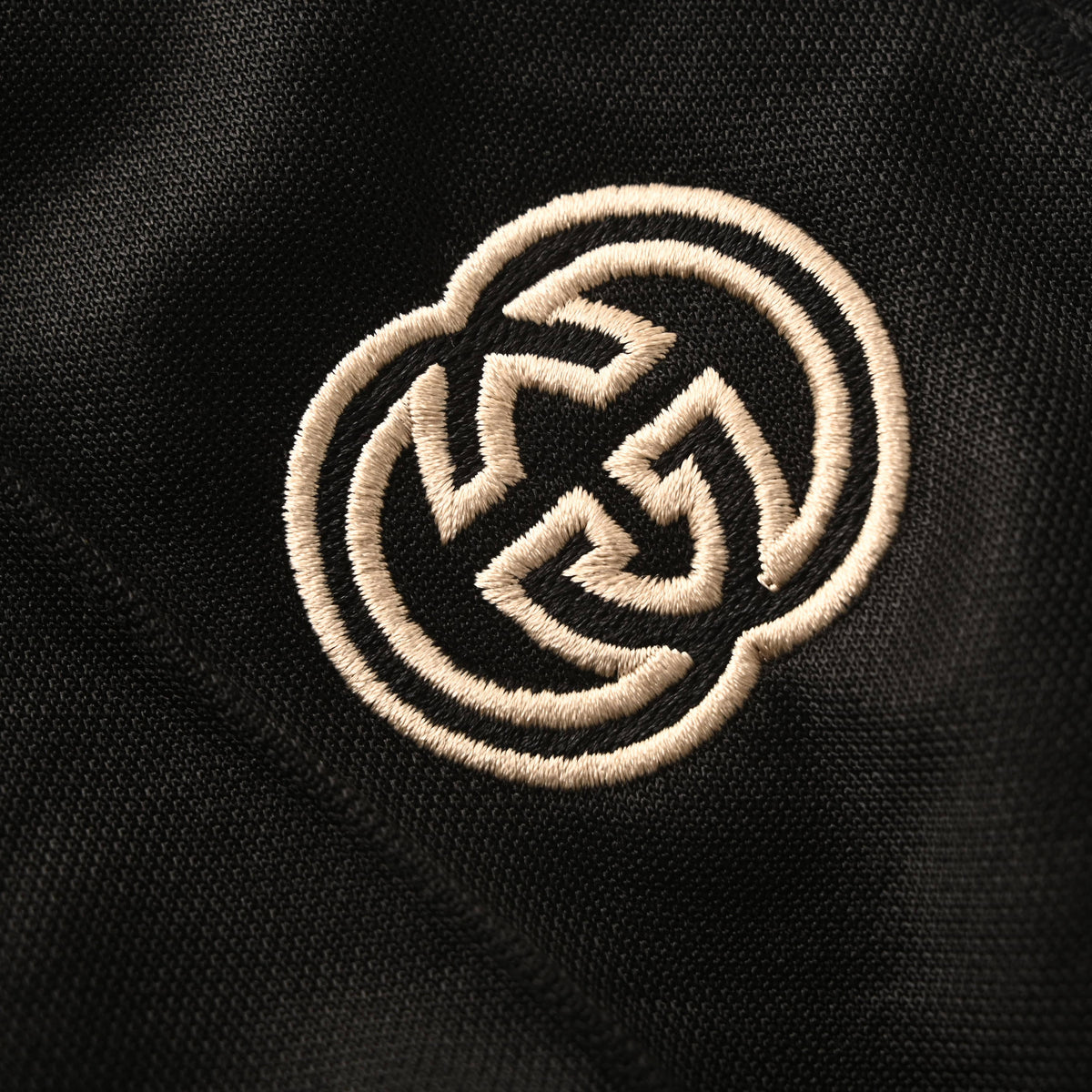 Gucci Unisex GG Embroidered Snap-Leg Track Pants in Black