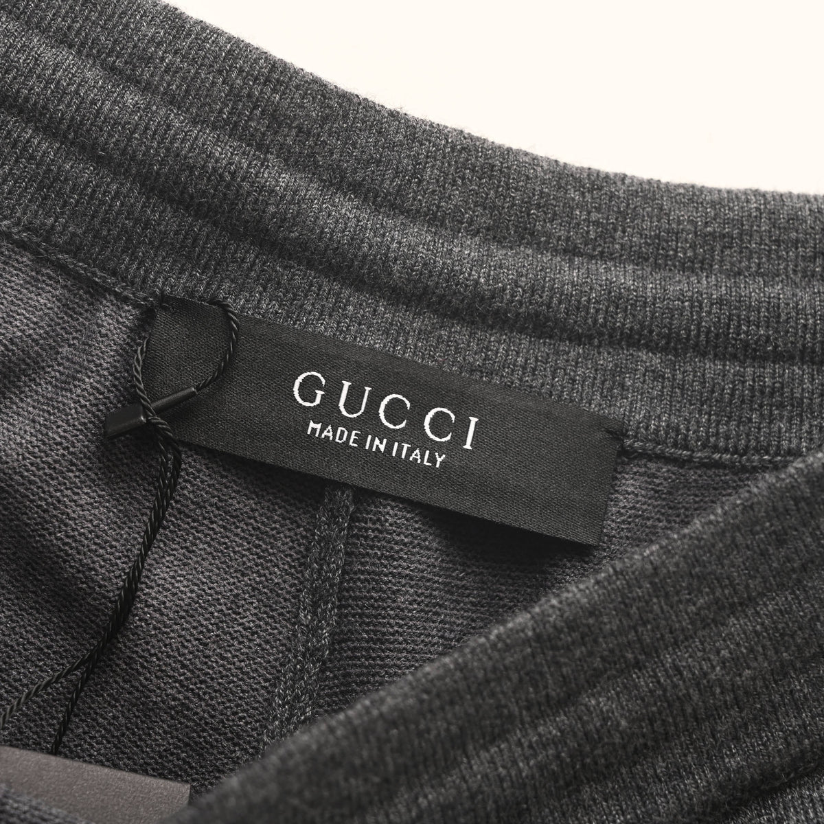 Gucci Relaxed-Fit Wool Trousers with Red and Green Web Trim