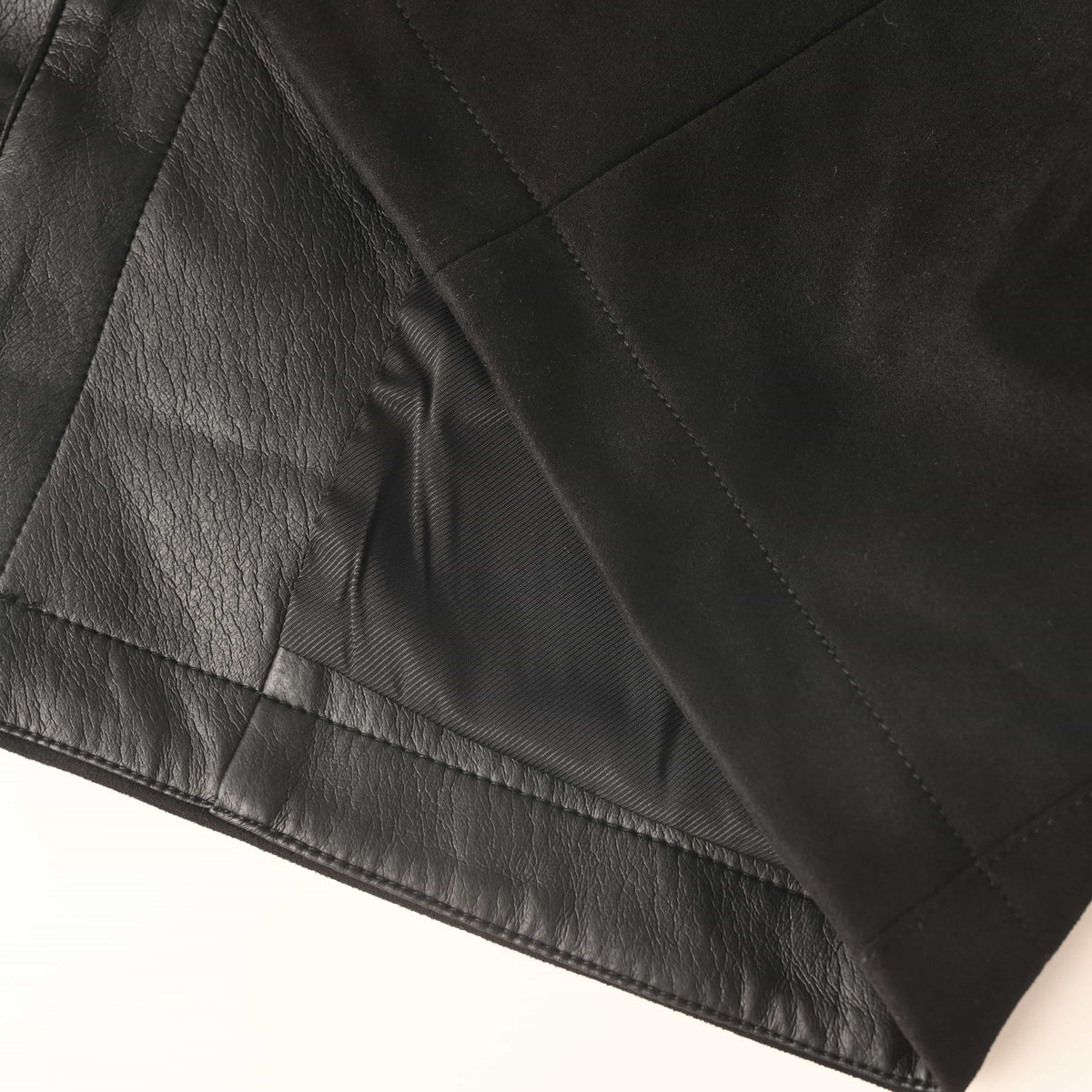 Christian Dior Jacket with Suede Sheepskin Collar and Embossed Lettering Pocket Detail