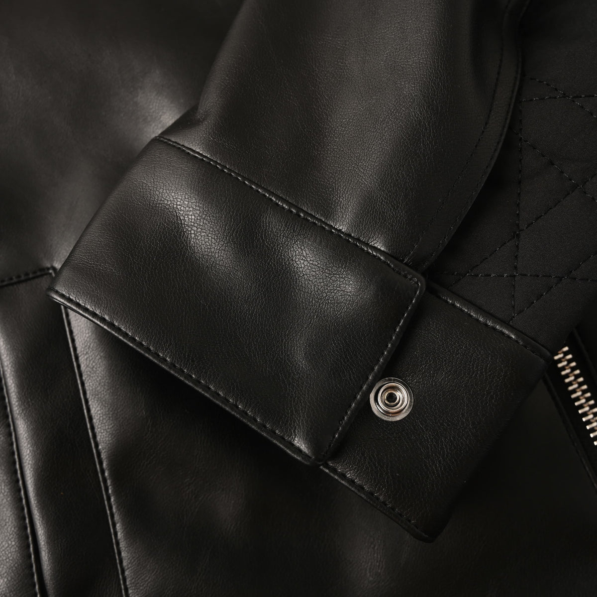 Christian Dior CD Diamond-Pattern Leather Jacket | Statement Outerwear for Streetwear Styling
