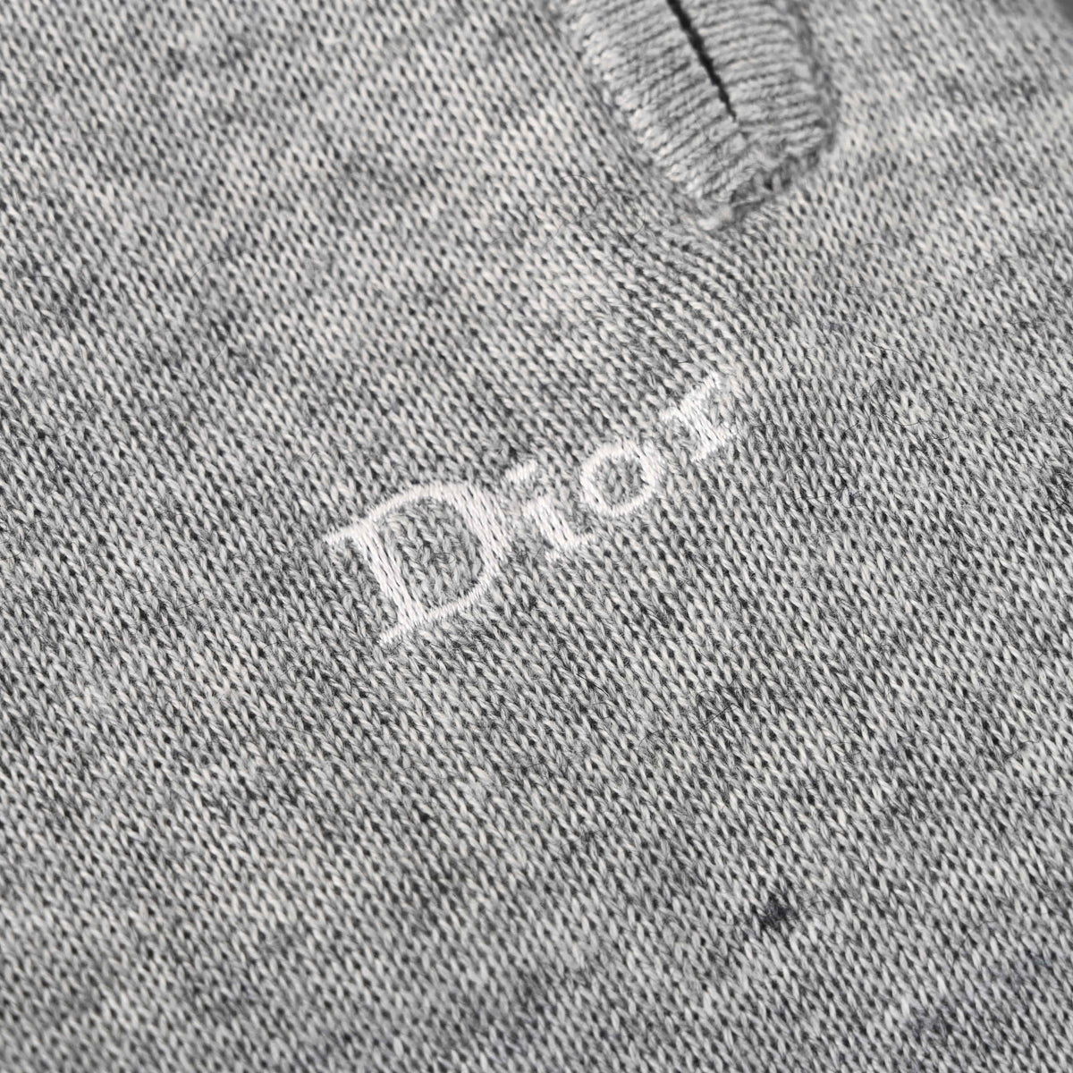 Christian Dior Oblique Jacquard-Lined Track Pants, Blended Fabric Full-Length Sportswear Trousers