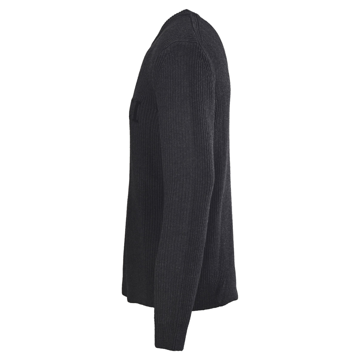 Gucci Wool-Cashmere Ribbed Crewneck Logo Sweater