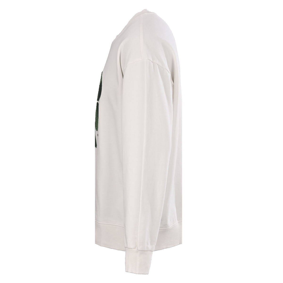 Christian Dior Four-Leaf Clover Embroidered Crewneck Sweatshirt with Casual Pullover Styling