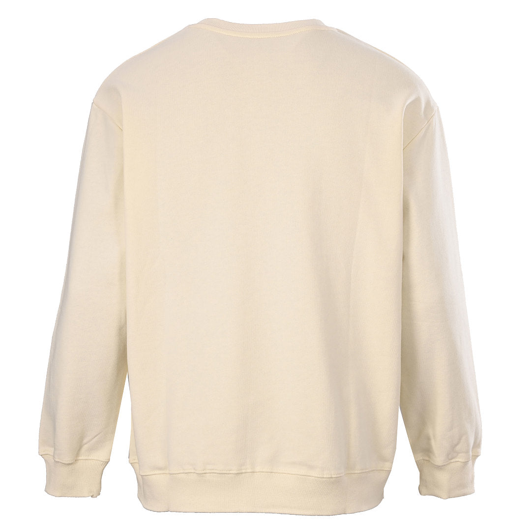 GUCCI Cream Winking Dog Graphic Cotton Sweatshirt