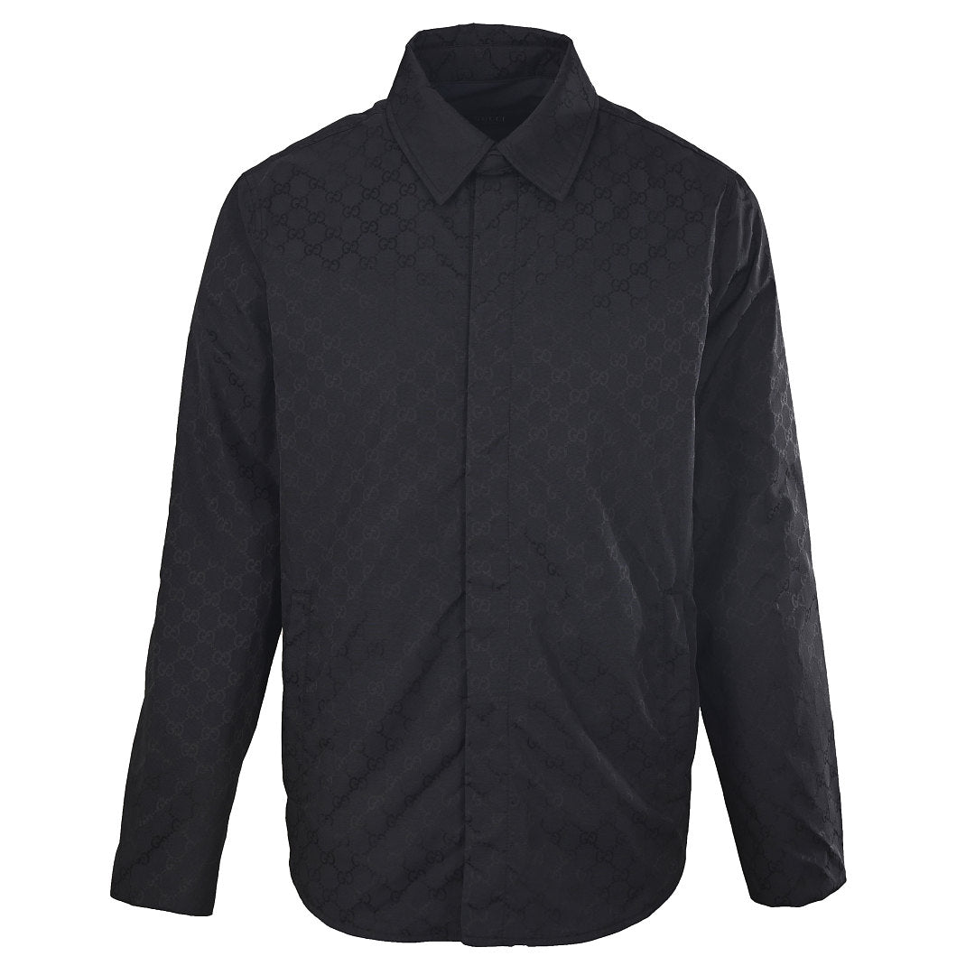 GUCCI GG Jacquard Jacket with Zip Pockets