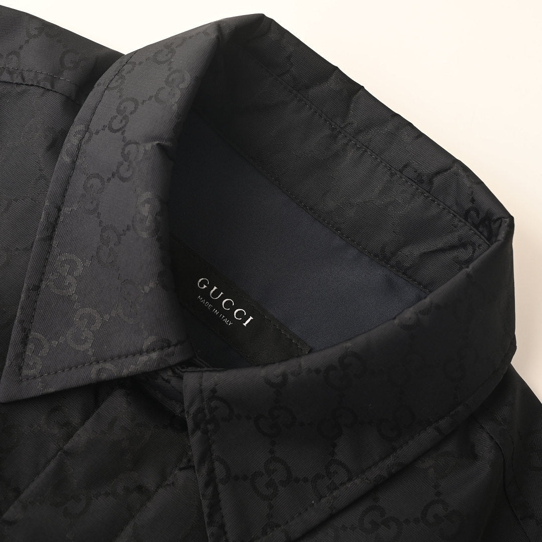 GUCCI GG Jacquard Jacket with Zip Pockets